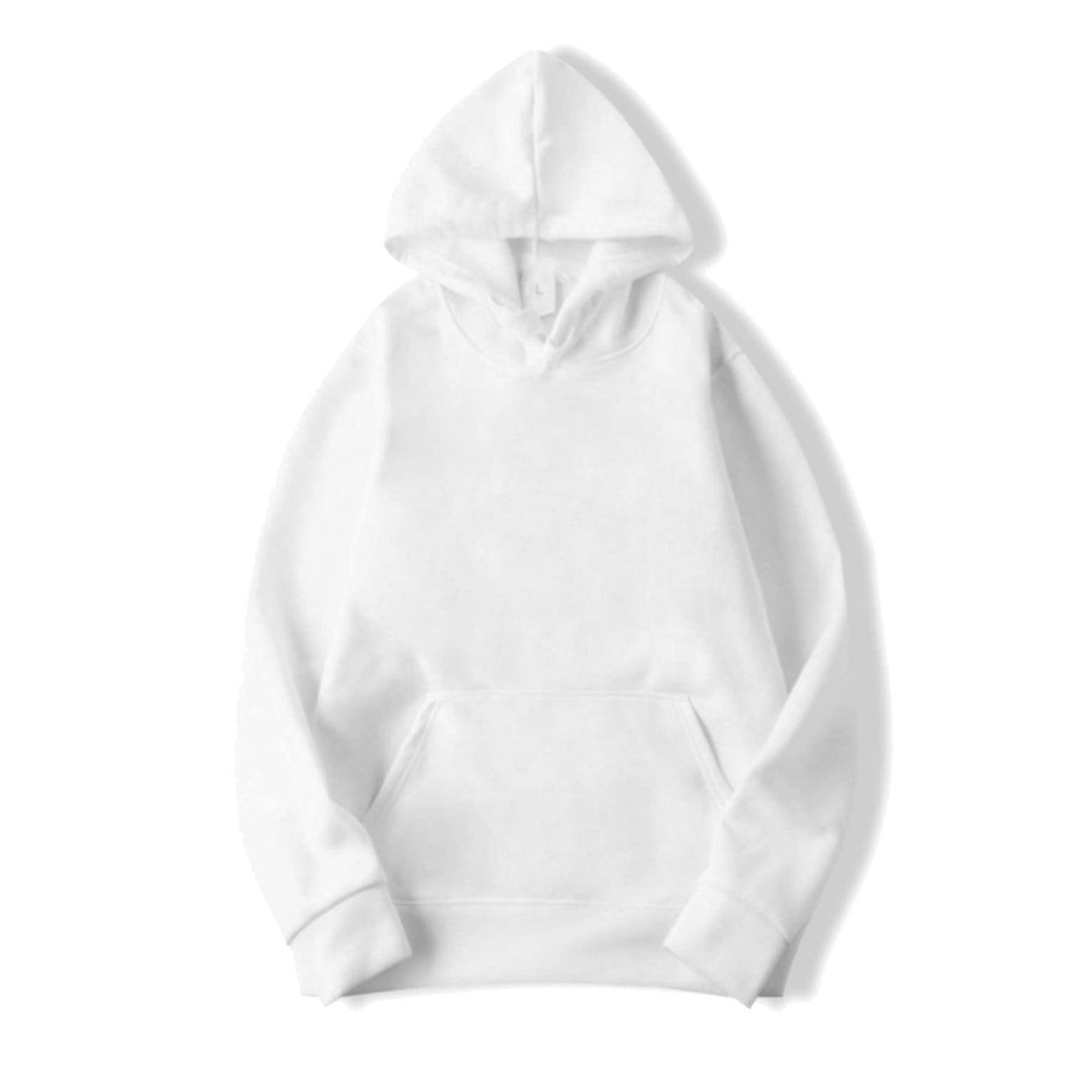 Unisex Hoodies Thin Fleece Pullover Sweatshirt