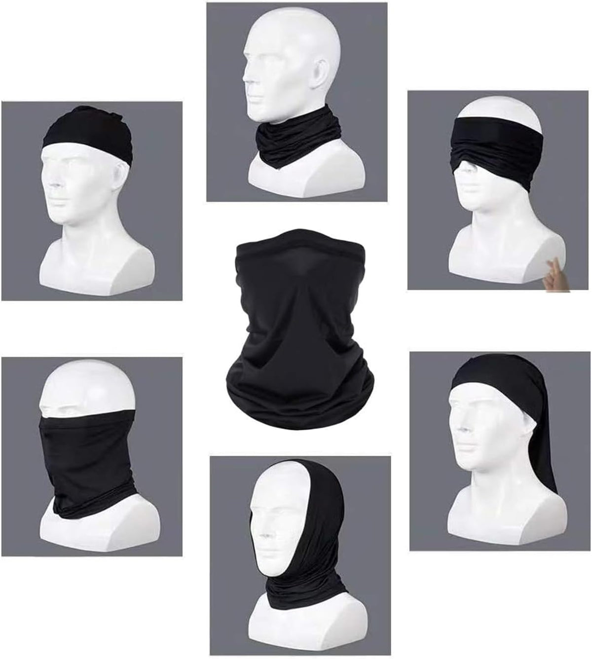 Cooling Cycling Face Mask UPF 50 UV Protection Breathable Ice Silk Balaclava for Men Women Motorcycle Running Hiking ZM-69