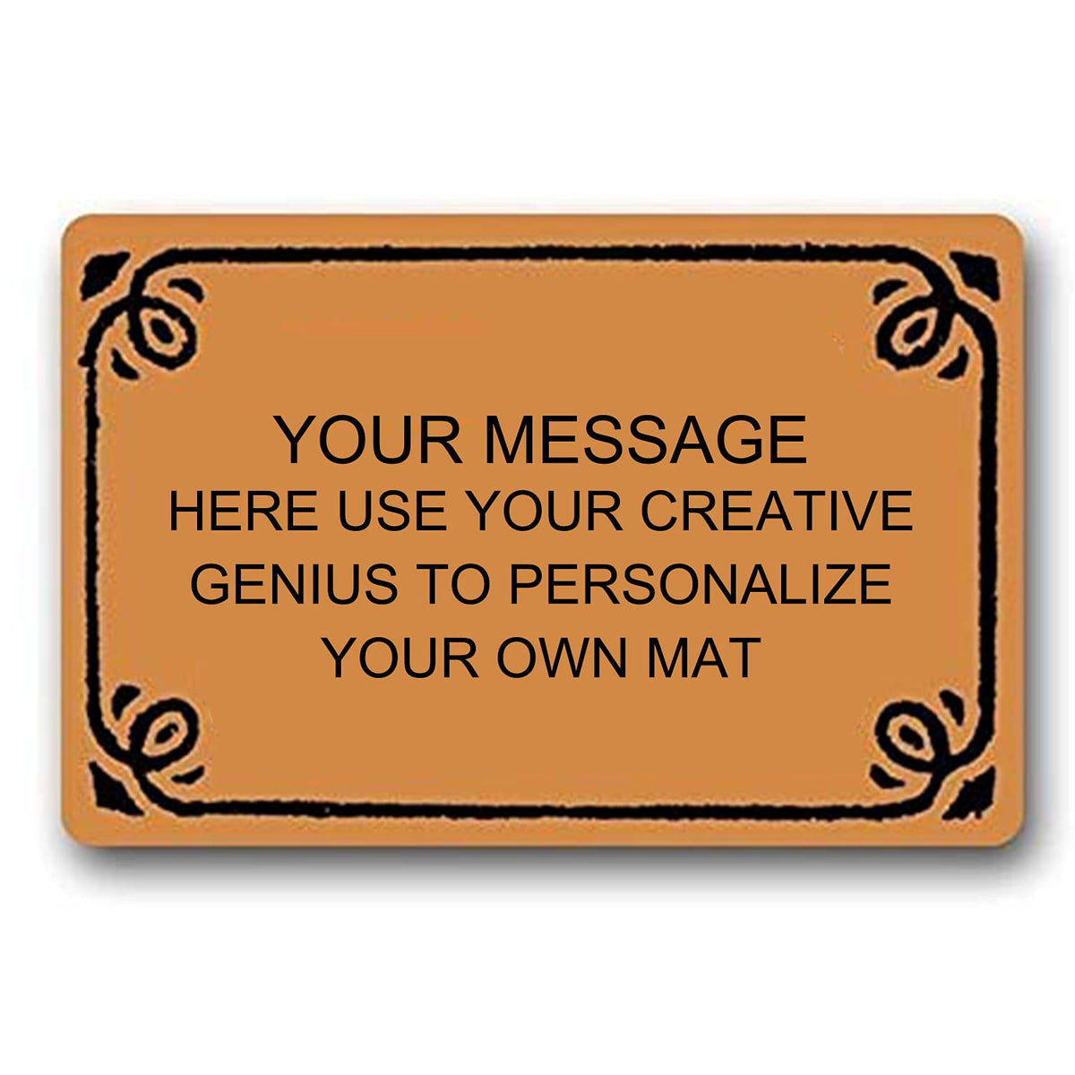 Personalized Image Doormat Custom Text Front Door Mat Welcome Indoor Outdoor Entrance Decor Rug