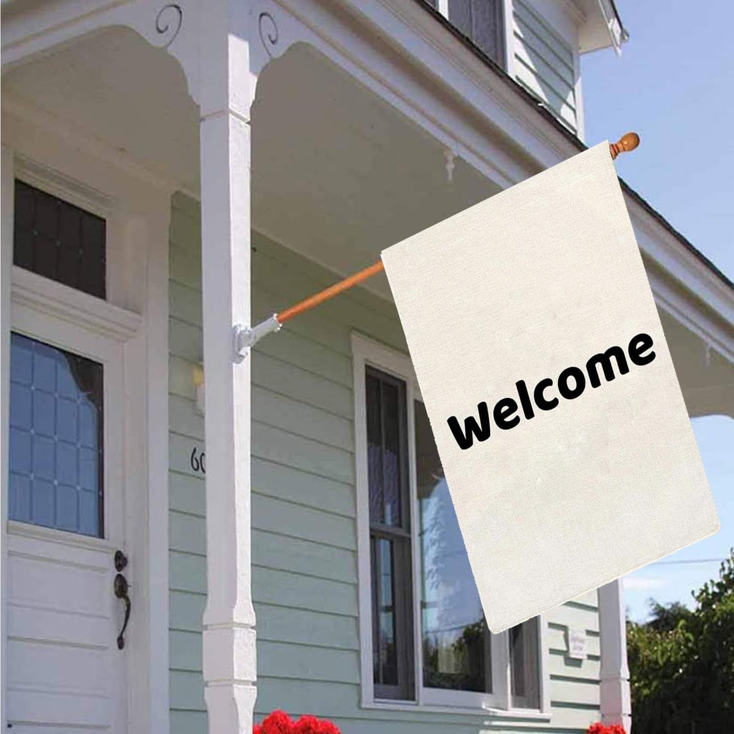 Personalized Garden Flag Outside Custom Flag DIY Your Own Design Home Yard Flags Banners 18"x12"