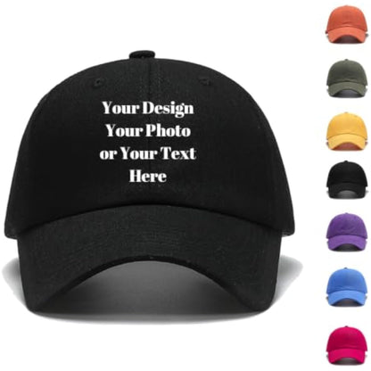 Printed Custom Your Own Picture Text Logo Unisex Personalized Plain Adjustable Hat Baseball Cap（副本）（副本）（副本）（副本）（副本）（副本）（副本）（副本）（副本）