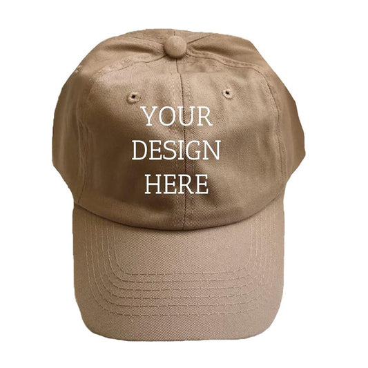 Printed Custom Your Own Picture Text Logo Unisex Personalized Plain Adjustable Hat Baseball Cap