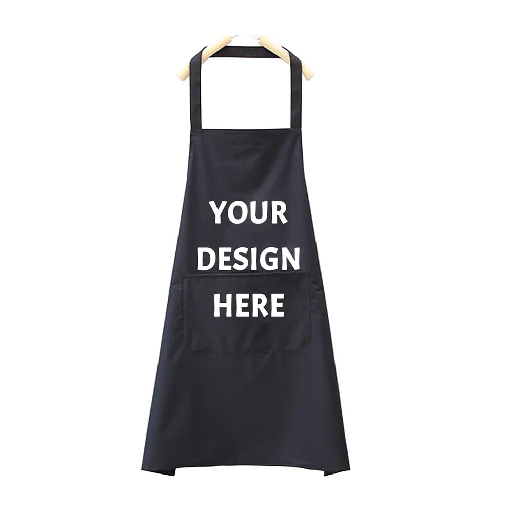 Personalized Kitchen Apron Custom Your Design Text Logo Women Men Aprons
