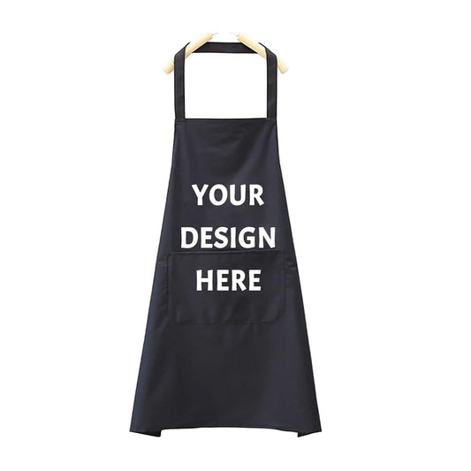 Personalized Kitchen Apron Custom Your Design Text Logo Women Men Aprons