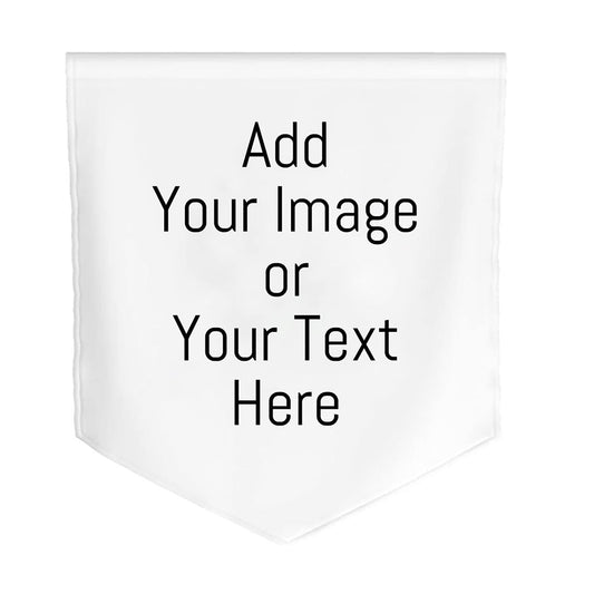 Blank White Garden Flag Wholesale, Plain Blank Yard Banner for Custom Image & Text Sublimation Printing, Outdoor Decorative Flag