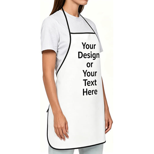 Blank Adjustable Cooking Apron Wholesale, Plain Kitchen Apron for Custom Logo Sublimation & Heat Transfer Printing