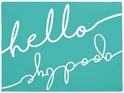 Rubber Outdoor Door Mats Rug Hello Goodbye Doormat Welcome Home Decorative Floor Mat 15.7X 23.6inch