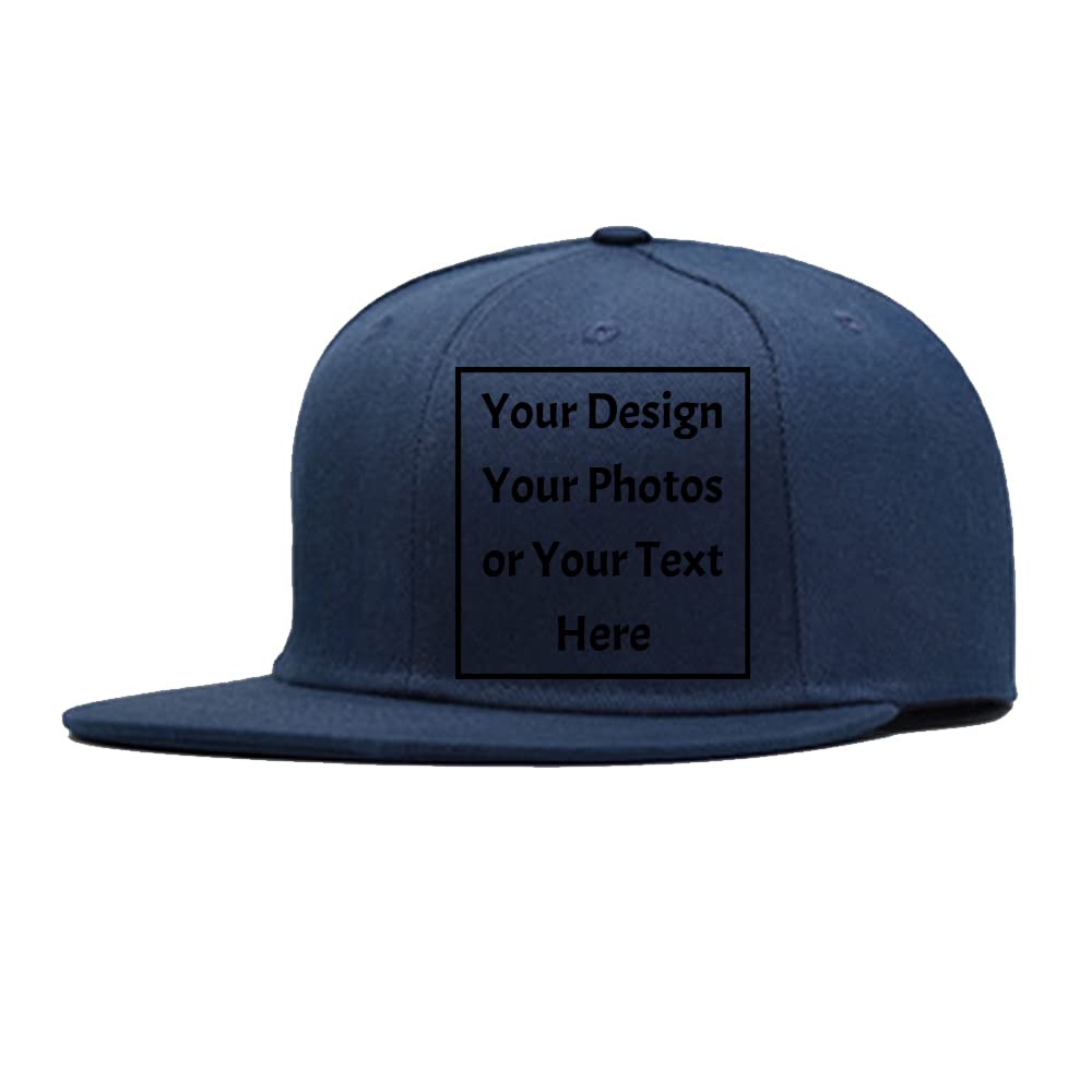 Custom Your Picture Text Logo Unisex Personalized Plain Adjustable Hat Baseball Cap
