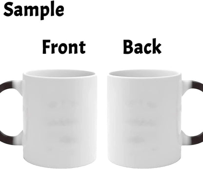 Personalized Magic Coffee Mug 11oz Custom DIY Logo/Design/Words Heat Sensitive Color Changing Cup Customized Gifts Birthday Housewarming