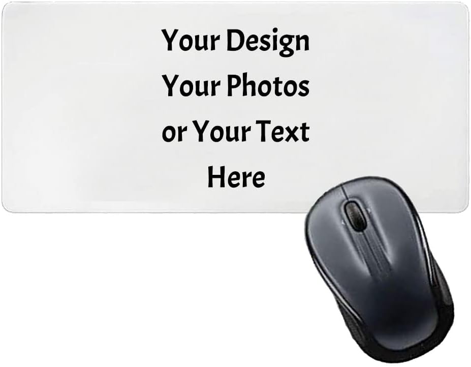 Custom Your Design Photos Text Round Mouse Pad Personalized Desktop Mat Rubber Mousepad 9x7.5 Inches