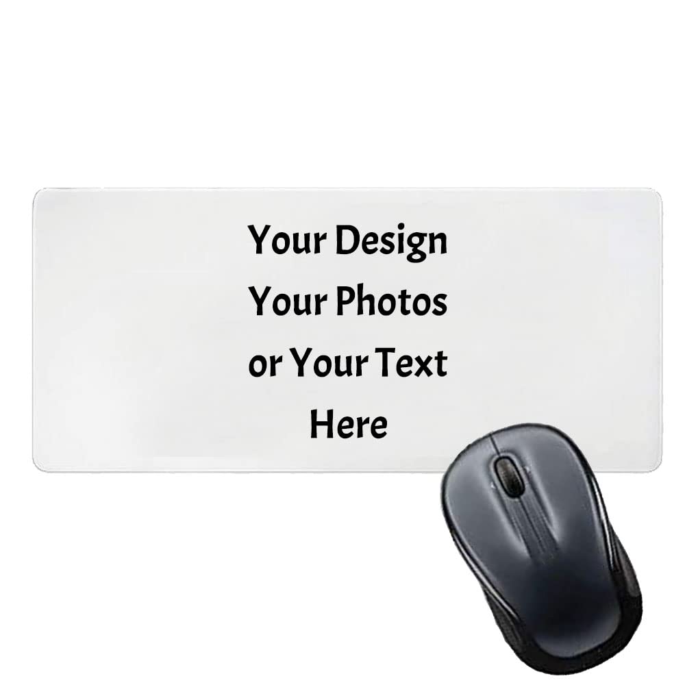 Custom Your Design Photos Text Round Mouse Pad Personalized Desktop Mat Rubber Mousepad 9x7.5 Inches