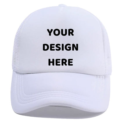 Customized Personalized Design Your Logo Unisex Trucker Hat Custom Mesh Baseball Cap