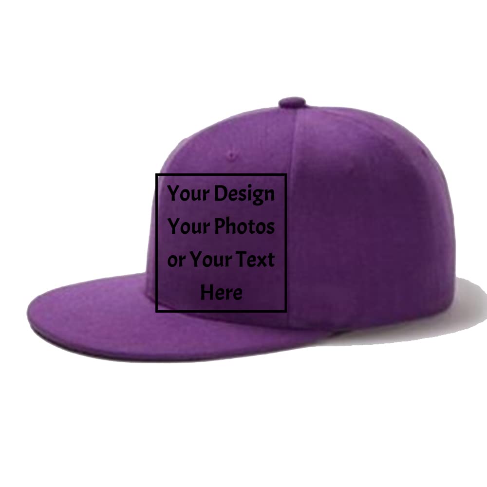 Custom Your Picture Text Logo Unisex Personalized Plain Adjustable Hat Baseball Cap