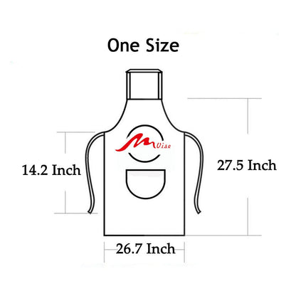 Personalized Kitchen Apron Custom Your Design Text Logo Women Men Aprons