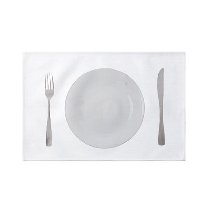 Sublimation Blank White Placemats Wedding Party Linen Placemat Dining Table Place Mat for Kitchen Table 1 pcs