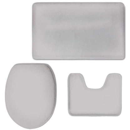 ZMvise Sublimation Blanks Bathroom Door Mats Polyester Heat Transfer Shower Mat Decoration Bath Rug Set of 4