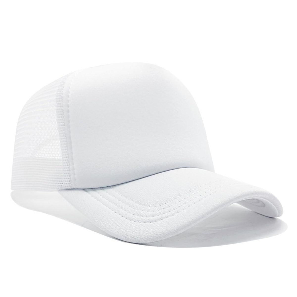 Unisex Trucker Hat, Mesh Baseball Cap with Adjustable Snapback