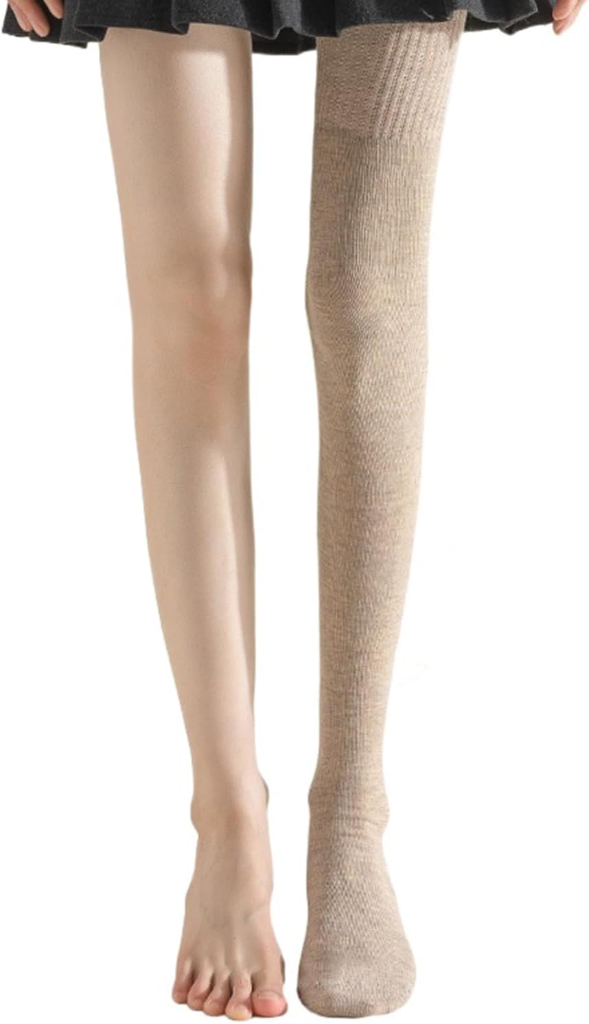 Personalized Custom Thigh High Women Socks Knee-High Warm Stocking Boot Leg Warmer Sock