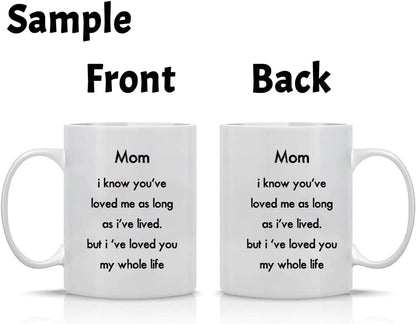 Personalized Coffee Mug 11oz Custom DIY Logo/Design/Words Cup Customized Gifts Birthday Father's Mother’s Day Housewarming Ceramics Mug