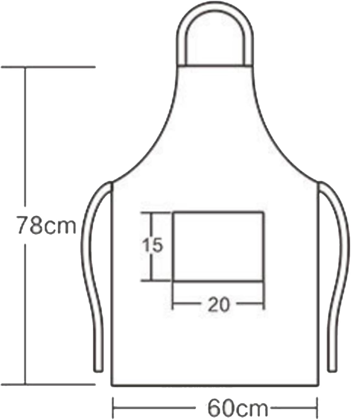 Custom Apron with Pockets, Personalized Printed Kitchen Cooking Apron