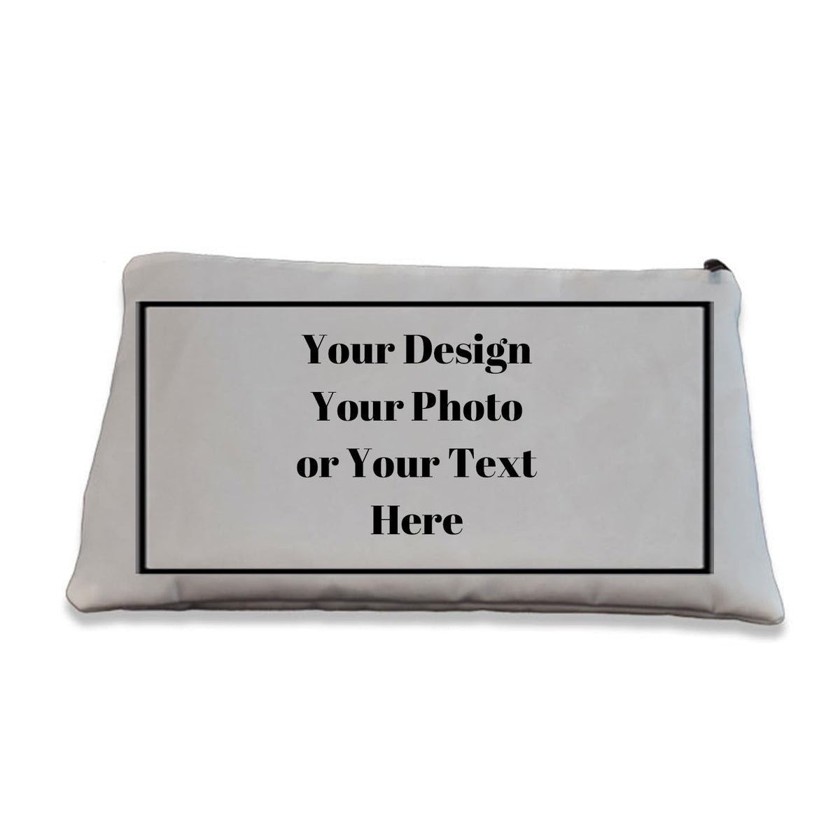 Custom Canvas Makeup Bag Personalized Cosmetic Zipper Bags Shower Gift