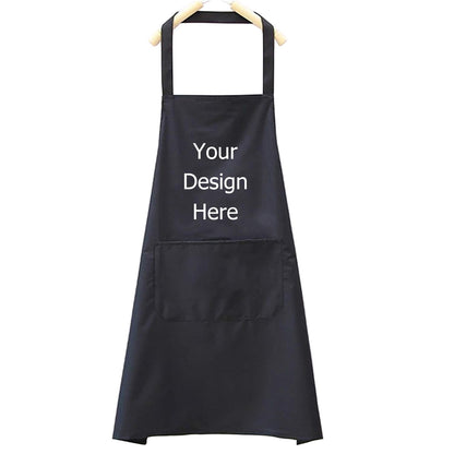 Custom Kitchen Apron Personalized Your Design Text Logo Women Men Aprons