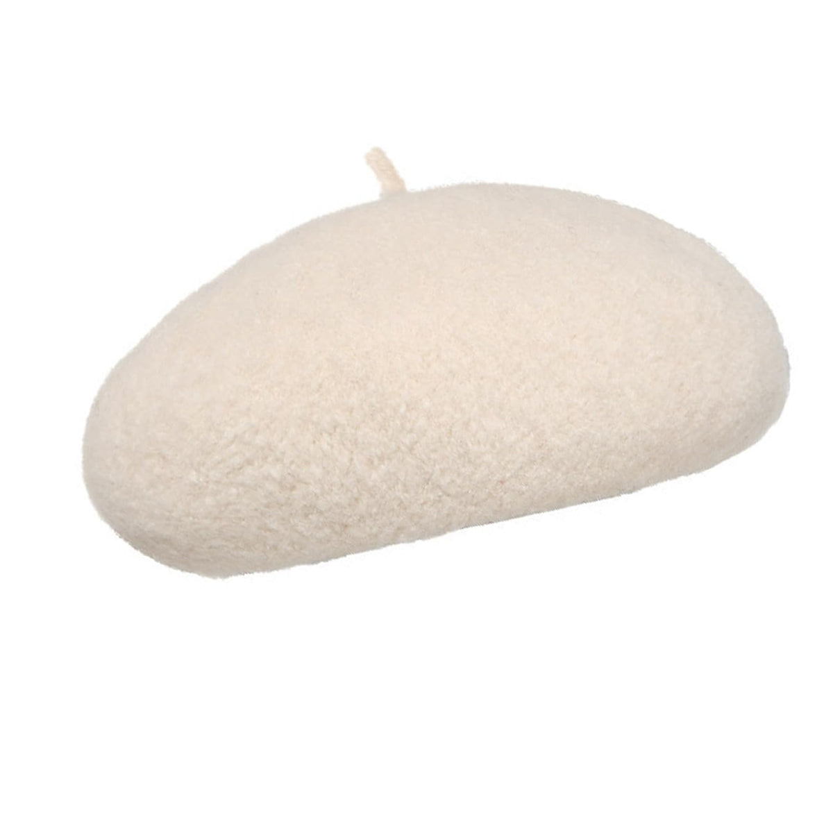 Women French Style Cashmere Beret Hat, Comfortable Stretchy Knitted Cap Headwear