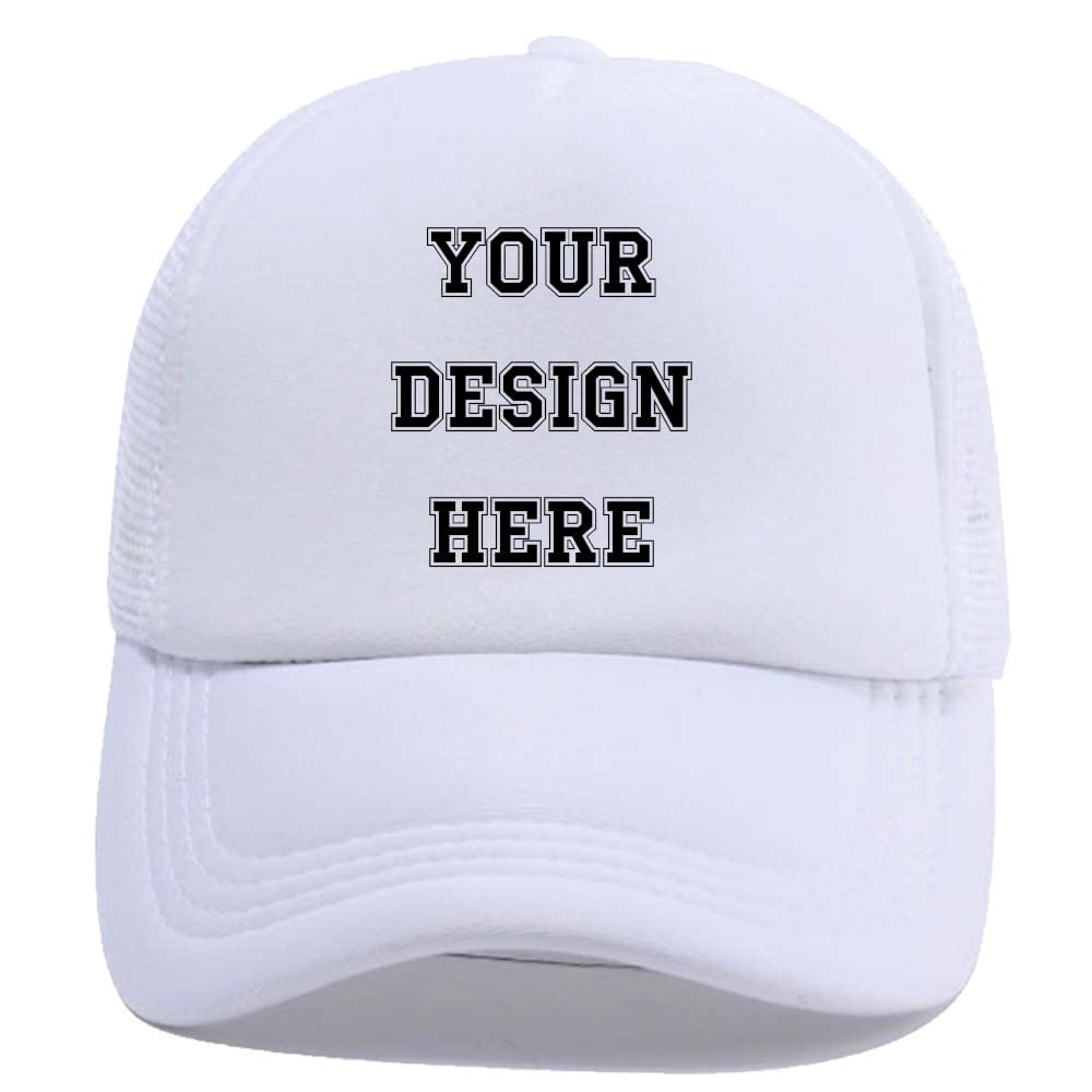 Customized Picture Text Logo Personalized Colorful Unisex Adjustable Trucker Hat Mesh Baseball Cap