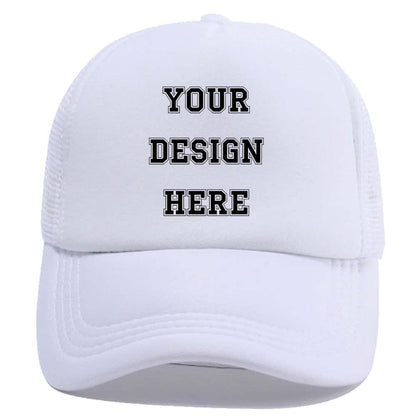 Customized Picture Text Logo Personalized Colorful Unisex Adjustable Trucker Hat Mesh Baseball Cap
