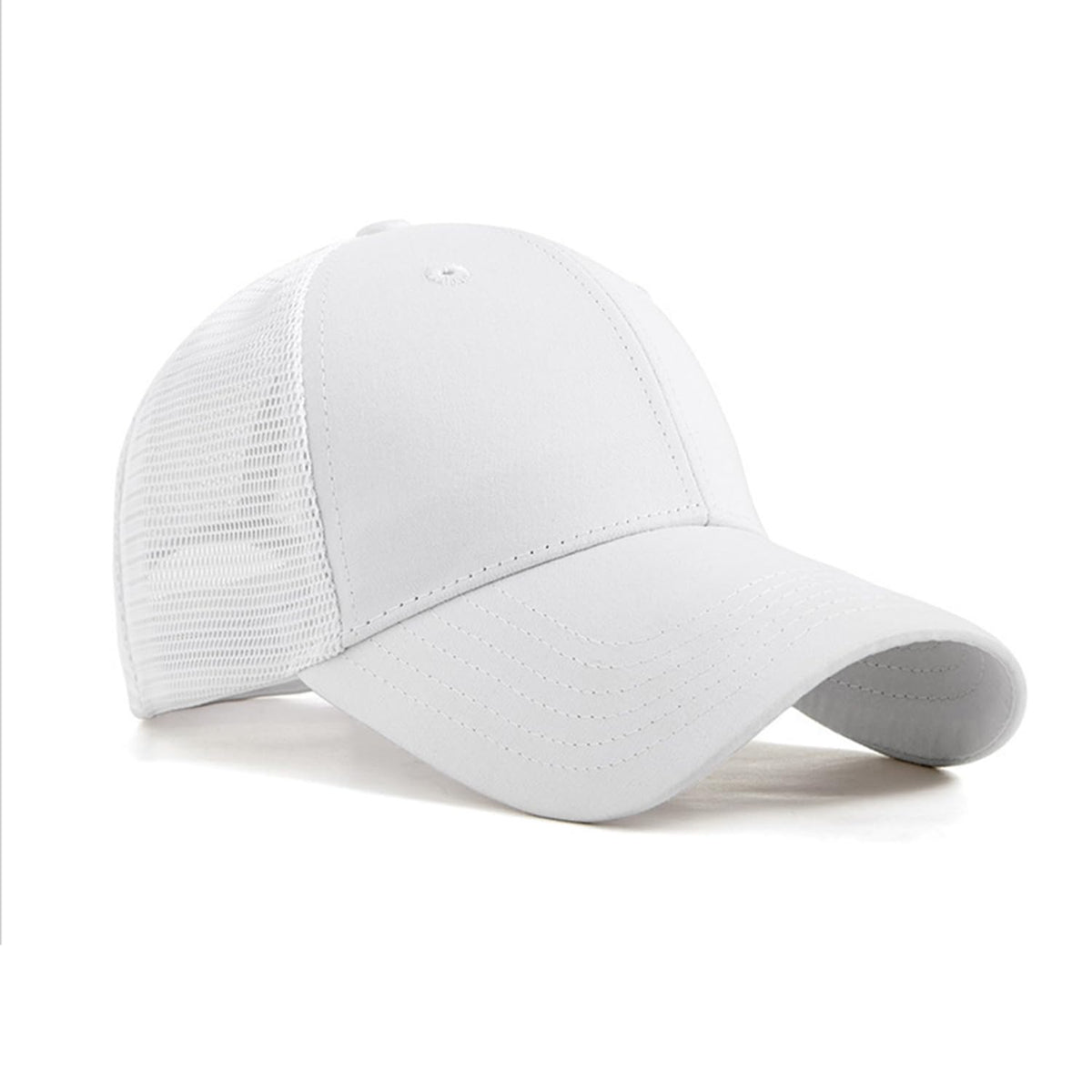 Unisex Adjustable Cotton Mesh Baseball Cap Breathable Summer Hat