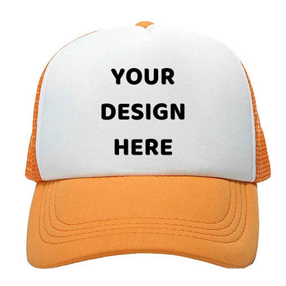 Customized Personalized Design Your Logo Unisex Trucker Hat Custom Mesh Baseball Cap