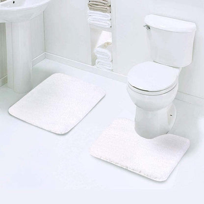 Sublimation Blanks Bathroom Door Mats Polyester Heat Transfer Shower Mat Decoration Bath Rug Set of 1