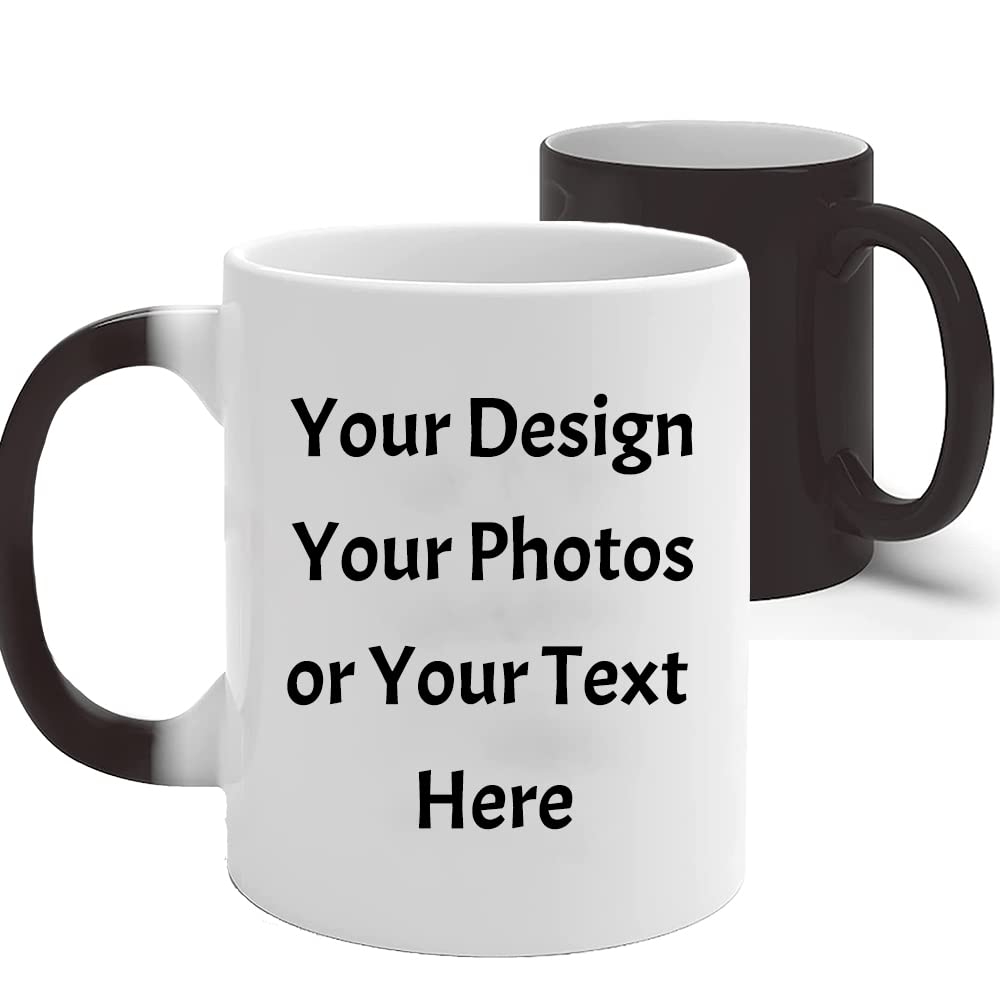 Personalized Coffee Mug 11oz Custom DIY Logo/Design/Words Cup Customized Gifts Birthday Father's Mother’s Day Housewarming Ceramics Mug
