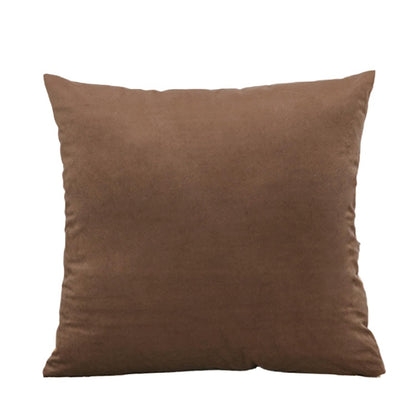 ZMvise Set of 2 Velvet Throw Pillowcase Solid Square Decorative Pillow Covers for Couch Sofa Bed Chair