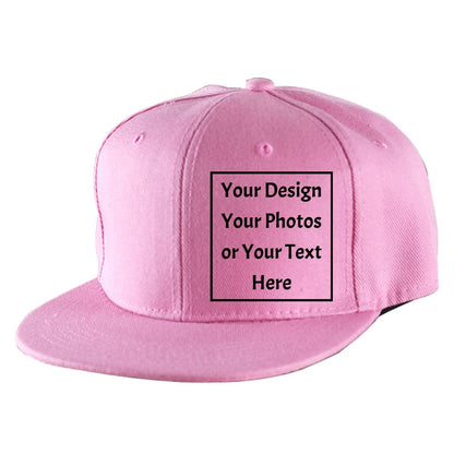 Custom Your Picture Text Logo Unisex Personalized Plain Adjustable Hat Baseball Cap