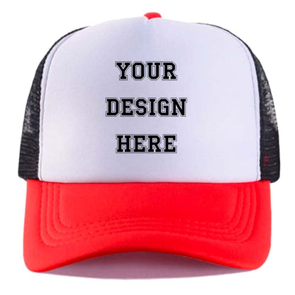 Customized Picture Text Logo Personalized Colorful Unisex Adjustable Trucker Hat Mesh Baseball Cap