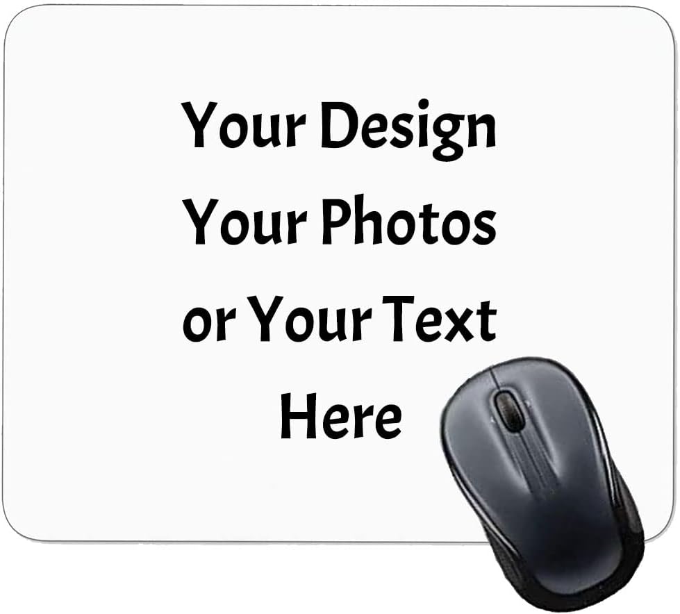 Custom Your Design Photos Text Round Mouse Pad Personalized Desktop Mat Mousepad 7.5 Inches