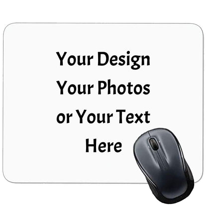 Custom Your Design Photos Text Round Mouse Pad Personalized Desktop Mat Rubber Mousepad 9x7.5 Inches