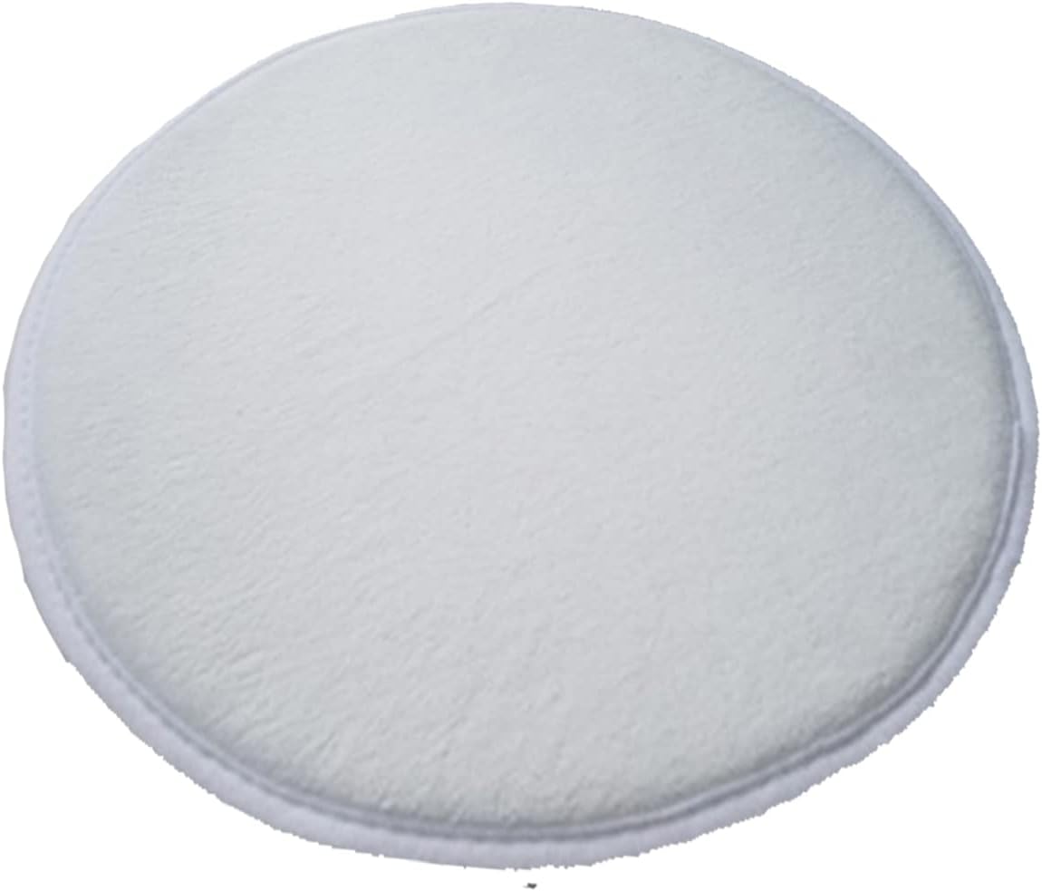 Sublimation Blanks Door Mats 23.6 Inch Round Polyester Heat Transfer Welcome Mat Non Slip Mats for Home Bedroom Bathroom Decoration Set of 2