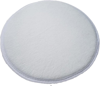 Sublimation Blanks Door Mats 23.6 Inch Round Polyester Heat Transfer Welcome Mat Non Slip Mats for Home Bedroom Bathroom Decoration Set of 2