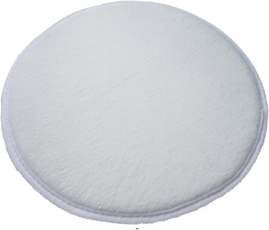 Sublimation Blanks Door Mats 23.6 Inch Round Polyester Heat Transfer Welcome Mat Non Slip Mats for Home Bedroom Bathroom Decoration Set of 2