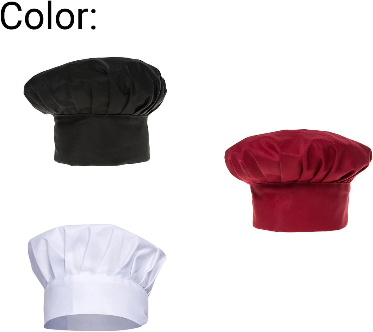 Personalized Cooking Kitchen Unisex Elastic Adjustable Custom Chef Hat Print Chefs Cap