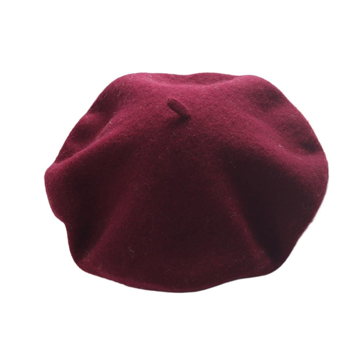 Women French Style Cashmere Beret Hat, Comfortable Stretchy Knitted Cap, Classic Fashion Headwear