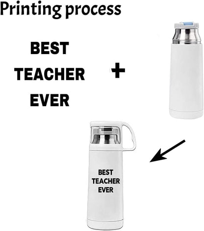 Custom Your Logo Personalized Water Bottle Coffee Travel Mug Drink Thermos Cup 12 ounce 350ml