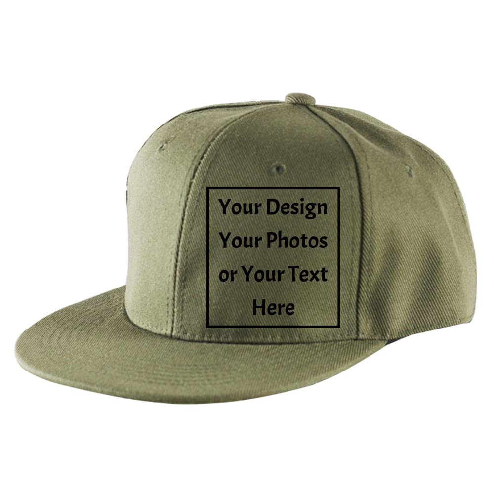 Custom Your Picture Text Logo Unisex Personalized Plain Adjustable Hat Baseball Cap