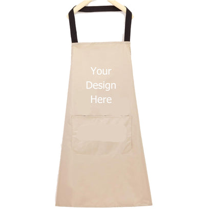 Custom Kitchen Apron Personalized Your Design Text Logo Women Men Aprons
