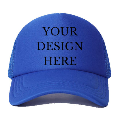 Custom Picture Text Logo Colorful Unisex Adjustable Trucker Hat Personalized Mesh Baseball Cap