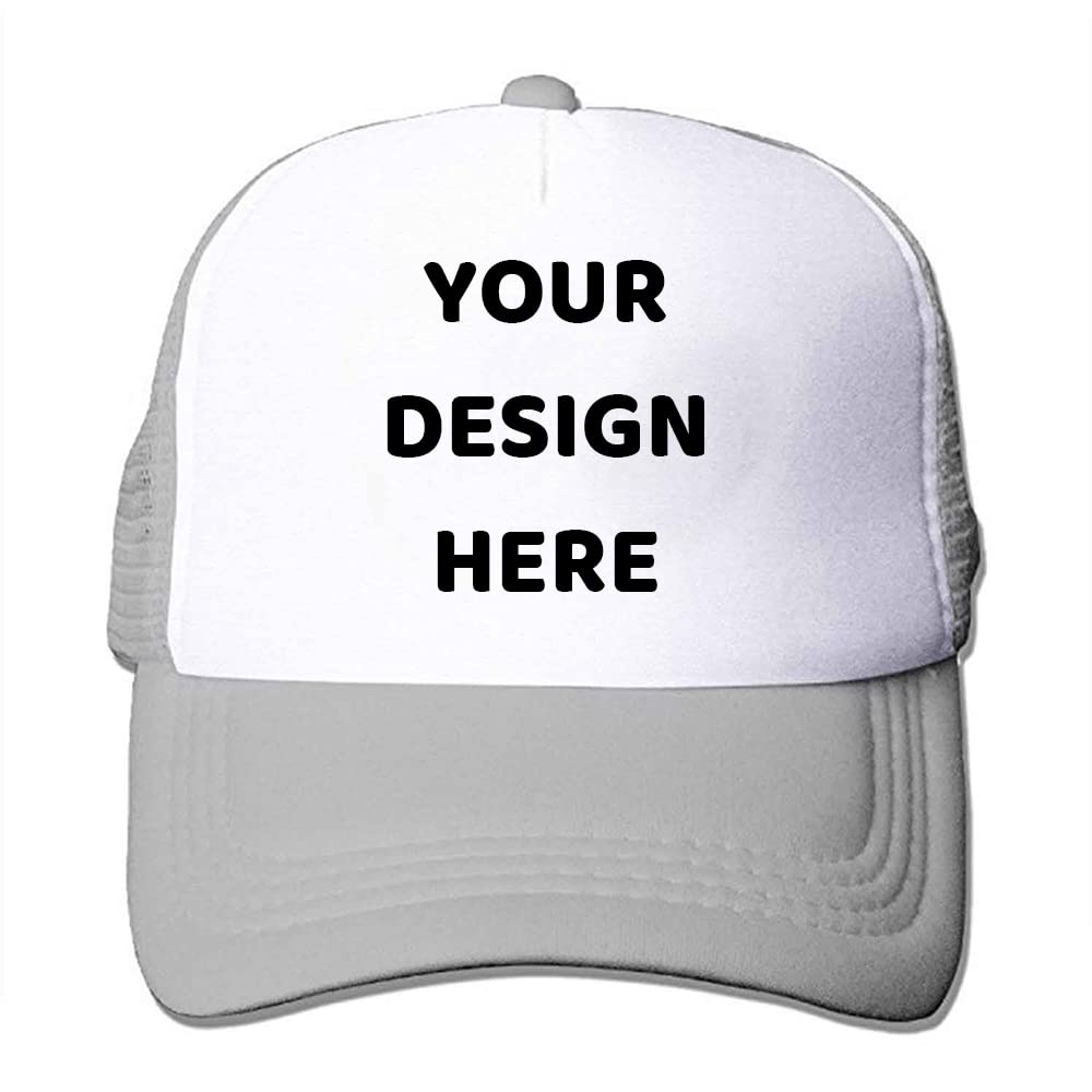 Customized Personalized Design Your Logo Unisex Trucker Hat Custom Mesh Baseball Cap