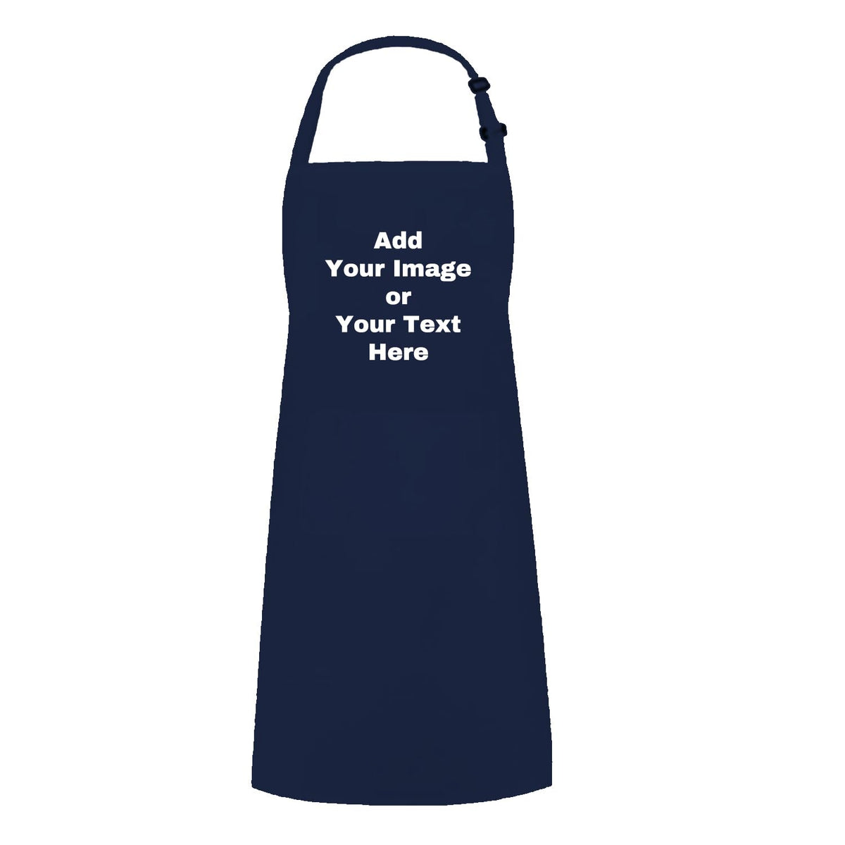 Adjustable Custom Kitchen Apron Personalized Your Design Women Men Cotton Aprons