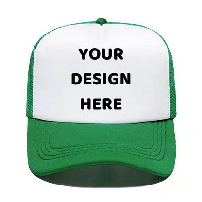 Customized Personalized Design Your Logo Unisex Trucker Hat Custom Mesh Baseball Cap